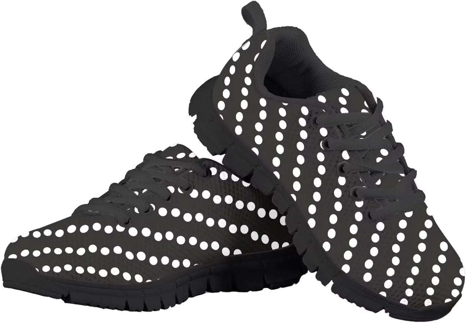 Stylish Breathable Tennis Sneakers Indoor Anti-Skid Shoes for Boys Girls Lightweight Cozy Rubber Sole Anti-Skid Shoes for Travel US Little Kid 11-13 Big Kid 1-5 Black Sole