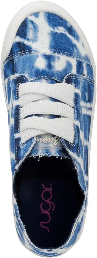 Sugar Slip On Sneakers for Women - Women's Loafers & Slip-ons Canvas Shoes - Comfortable Slip On Sneaker Shoe with No-Tie Laces and Cute Design - Womens Slip Ons Forever Shoe