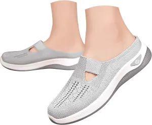 Summer Shoes for Womens 2025 Comfortable Breathable Soft Slip-On Shoe Casual Vacation Mesh Flats for Women