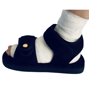 Surgical Shoe Walking Cast Shoe, Post-op Shoe for Broken Foot or Toe, Lightweight Medical Walking Boot with Adjustable Strap for Post Surgery, Fractured Foot, Sprains - Left or Right Foot (Medium)
