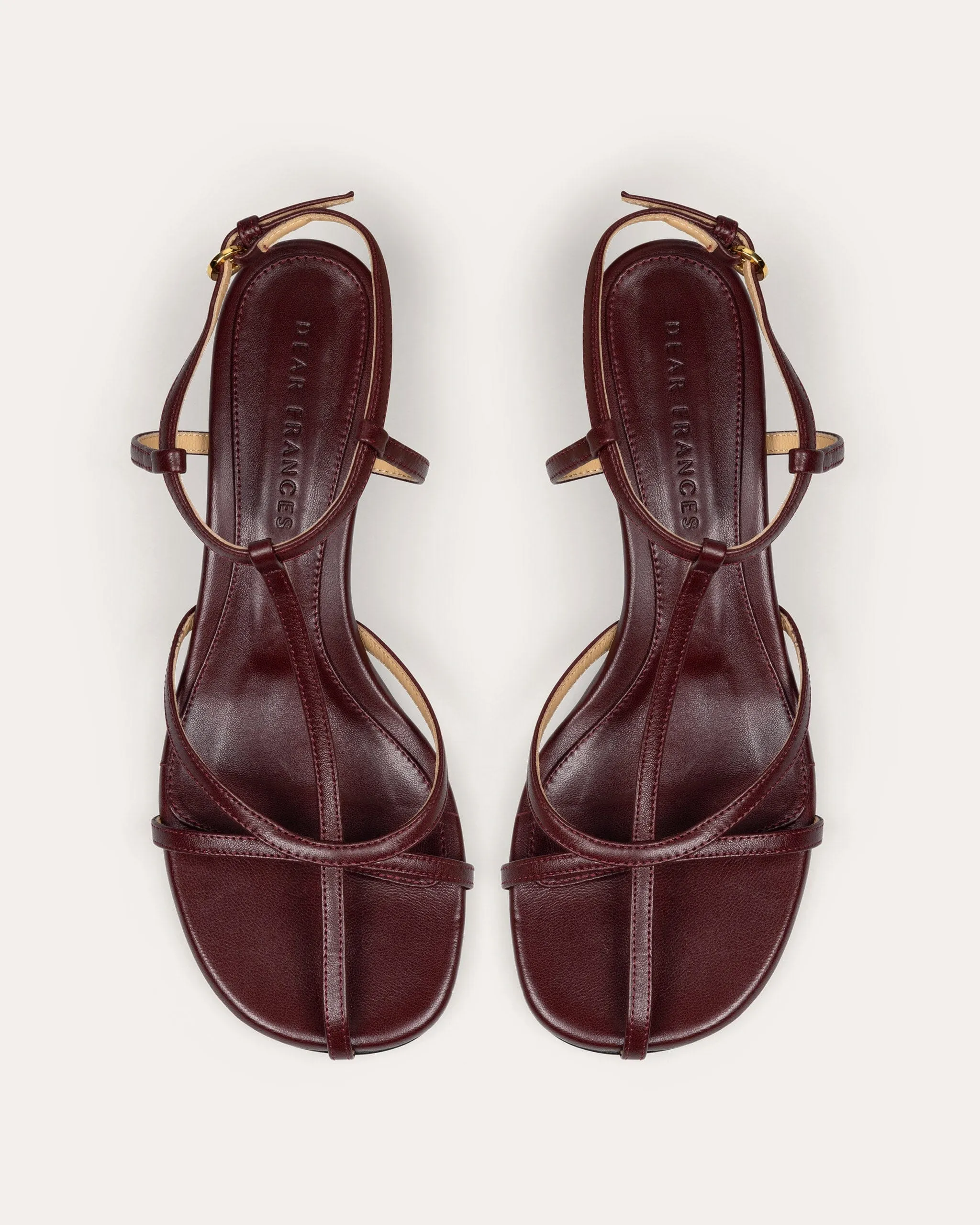 Tee Sandal, Bordeaux