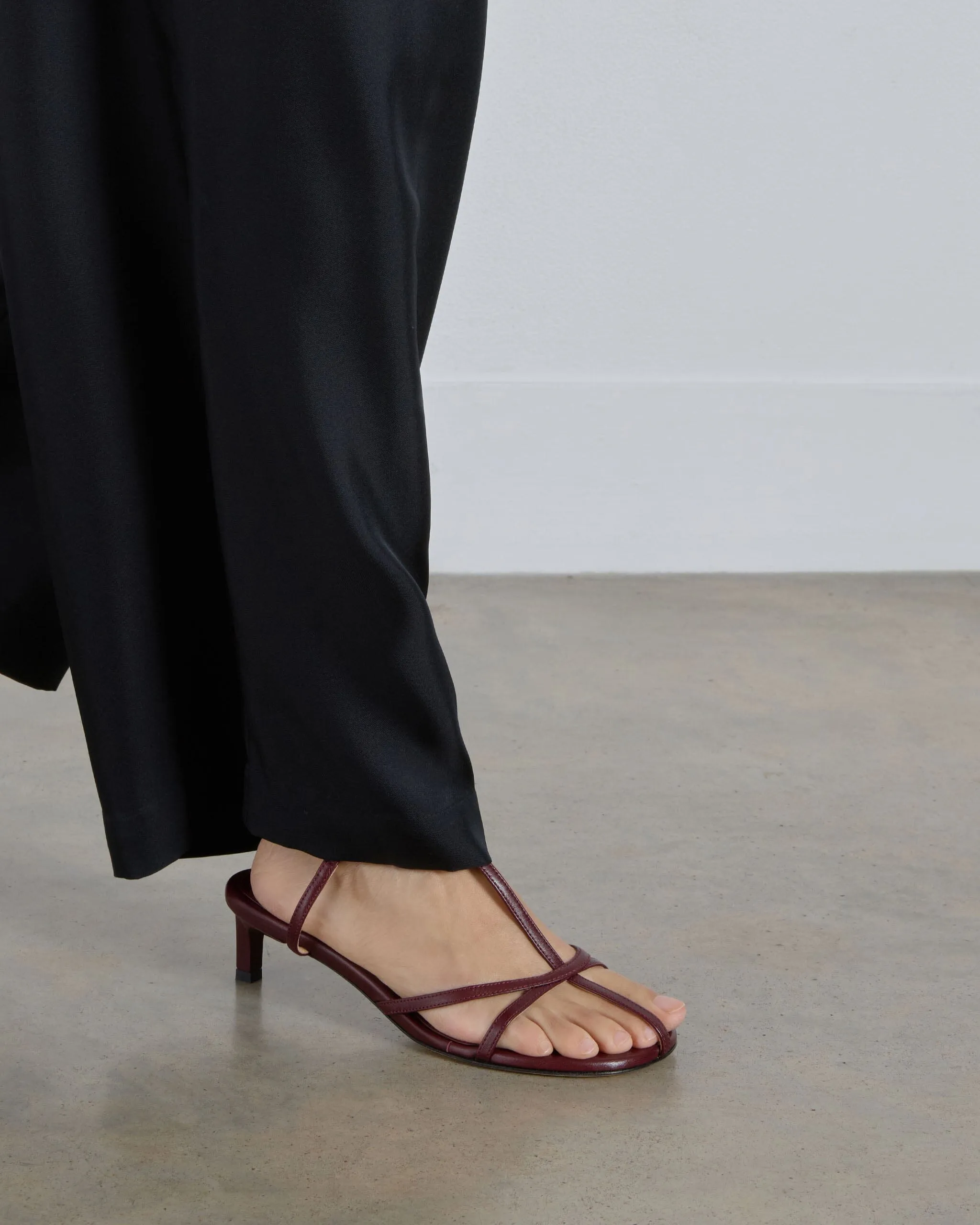 Tee Sandal, Bordeaux