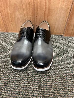 Terroni Grey/Black Lace-up Men’s Dress Shoe | S9