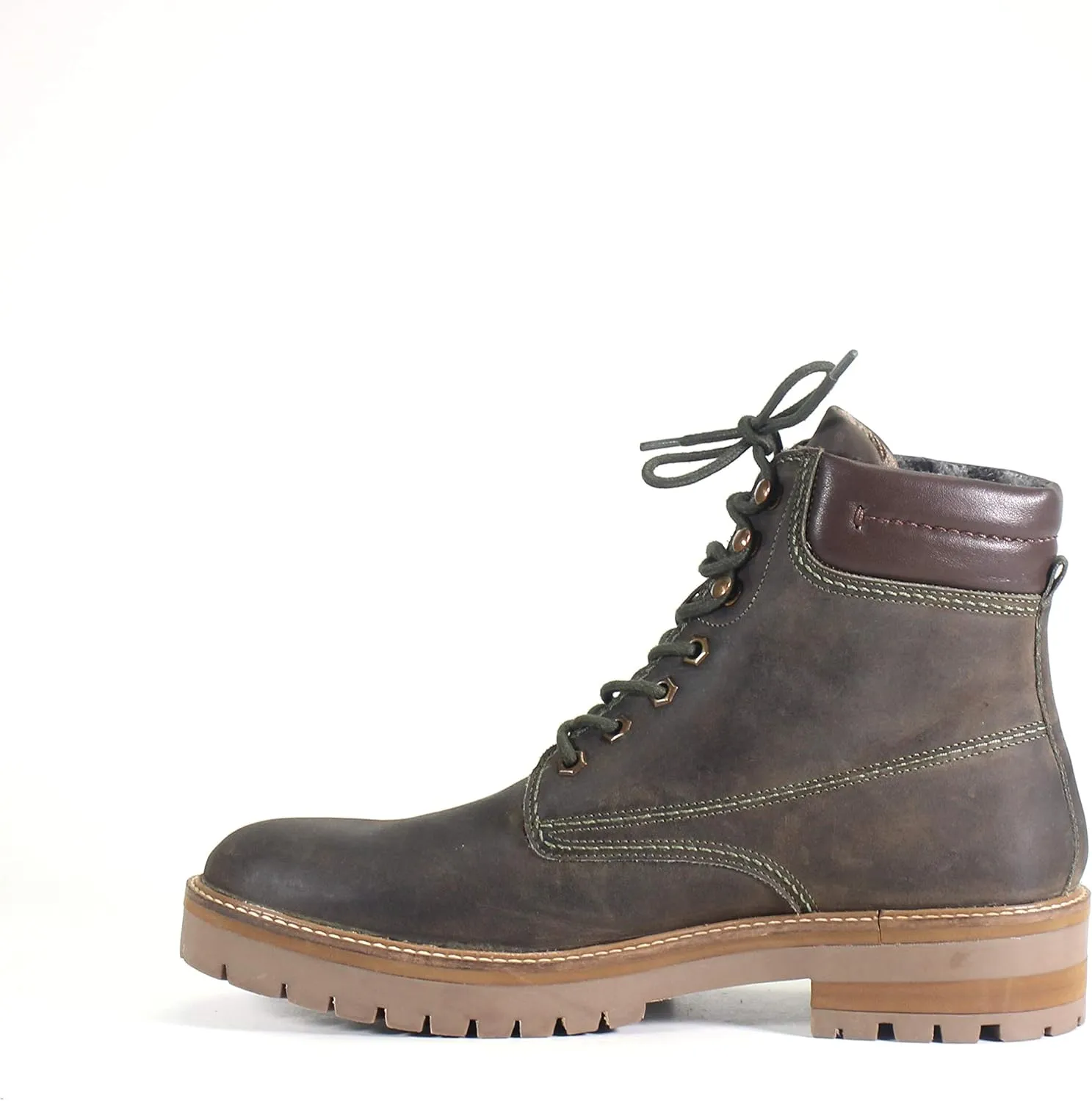 Testosterone Shoes Men's Hawk Eyes Genuine Leather Soft Toe Fashion Work Boot