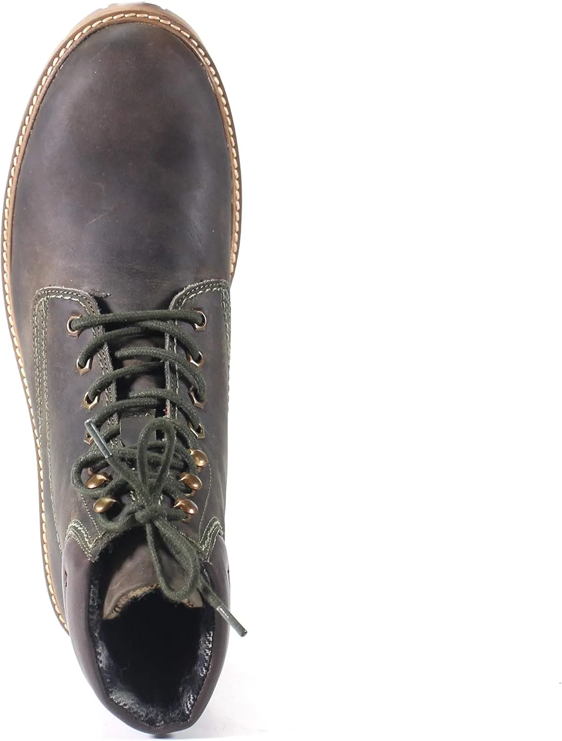 Testosterone Shoes Men's Hawk Eyes Genuine Leather Soft Toe Fashion Work Boot