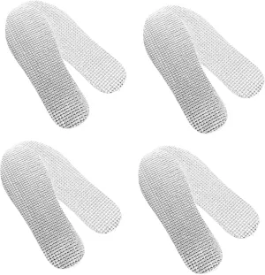 Thermal Insoles for Women Men 4 Pack Warm Wool Inserts Aluminum Foil Boot Liners