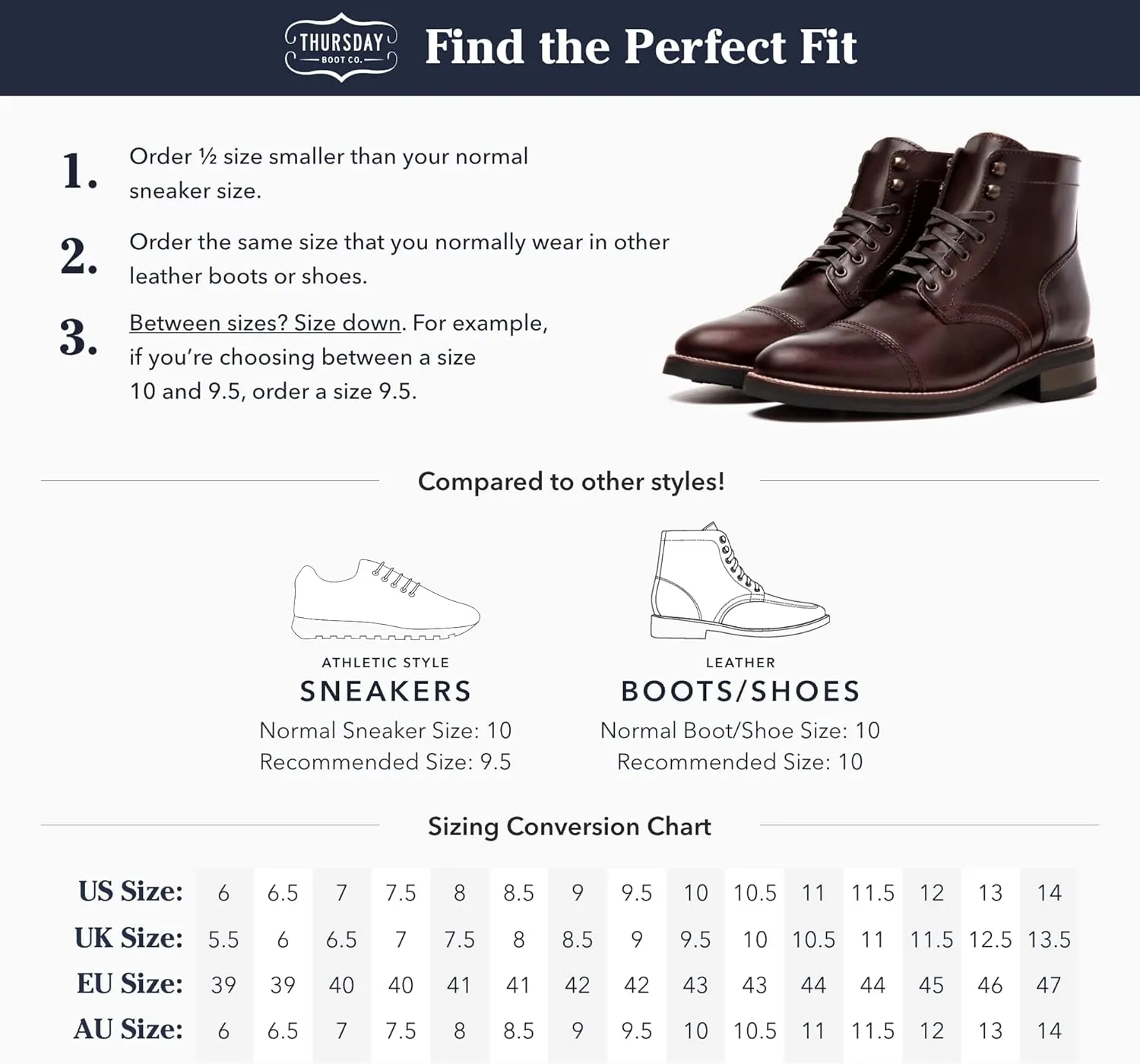 Thursday Boot Company Captain Men's Lace-up Boot