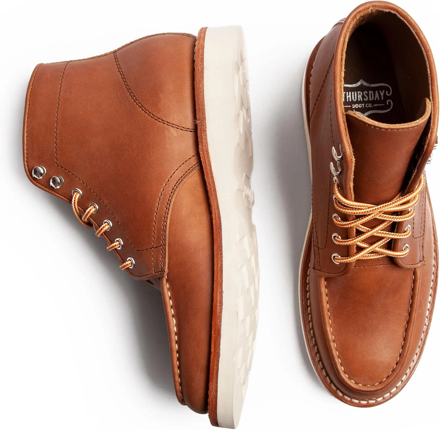Thursday Boot Company Men's Diplomat Moc Toe Leather Boot