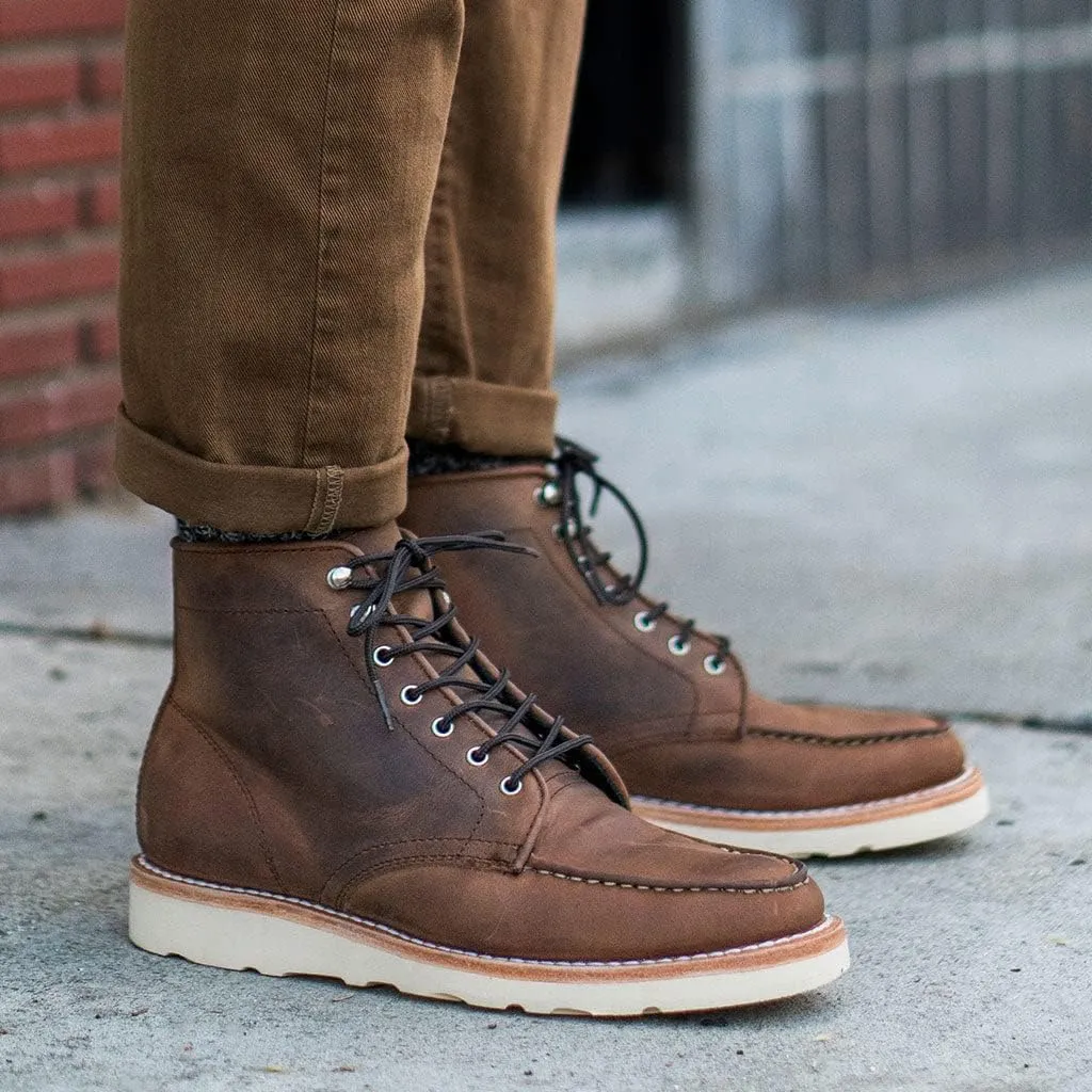Thursday Boot Company Men's Diplomat Moc Toe Leather Boot
