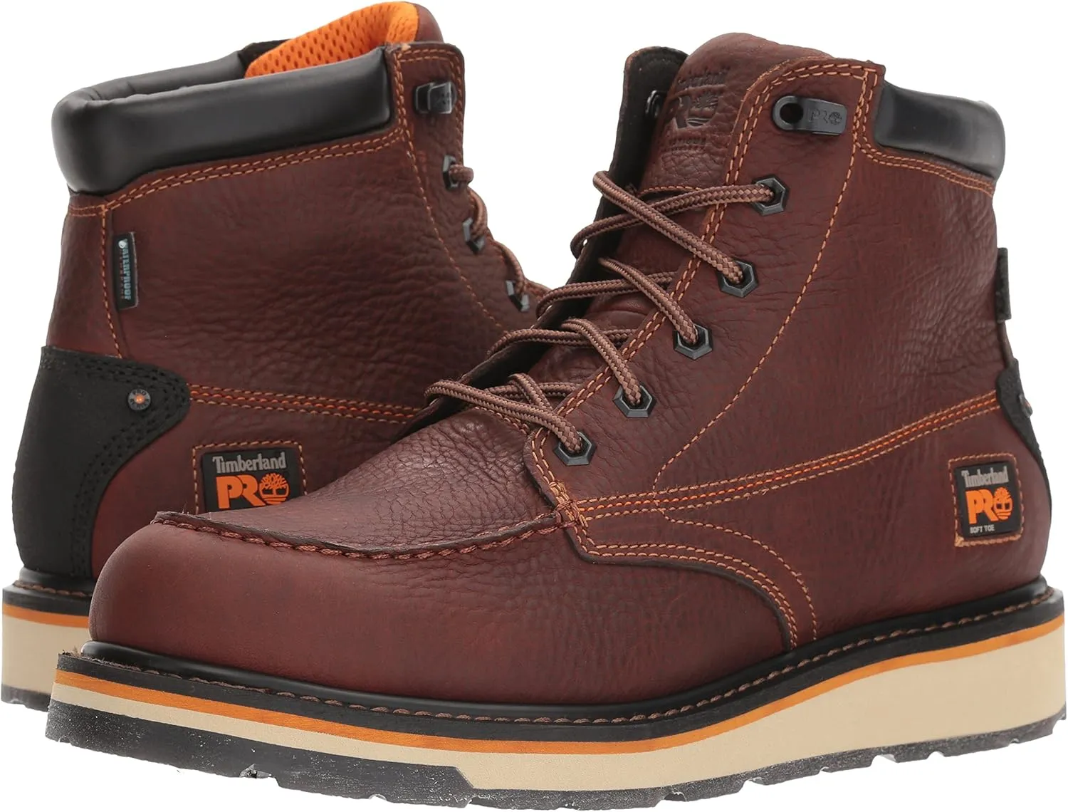 Timberland PRO mens Gridworks 6 Inch Soft Toe Waterproof Industrial Wedge Work Boot