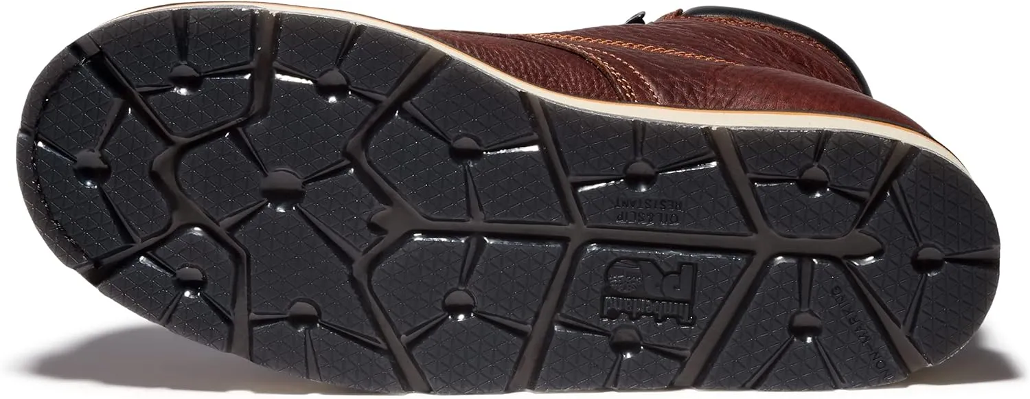Timberland PRO mens Gridworks 6 Inch Soft Toe Waterproof Industrial Wedge Work Boot