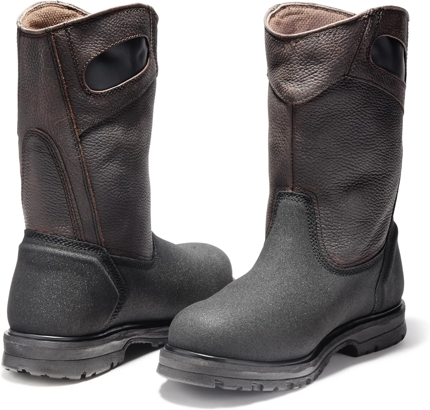 Timberland PRO mens Powerwelt Pull On Steel Safety Toe Industrial Work Boot