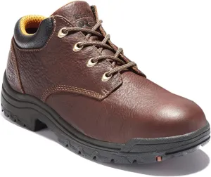Timberland PRO Men's TiTAN Oxford Soft Toe Industrial Work Shoe, Haystack Brown-2024 NEW, 9.5W