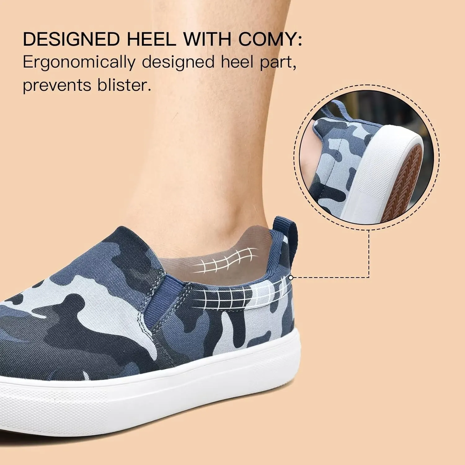 TIOSEBON Women's Casual Slip On Loafer-Comfortable Tennis Deck Boat Walking Shoes