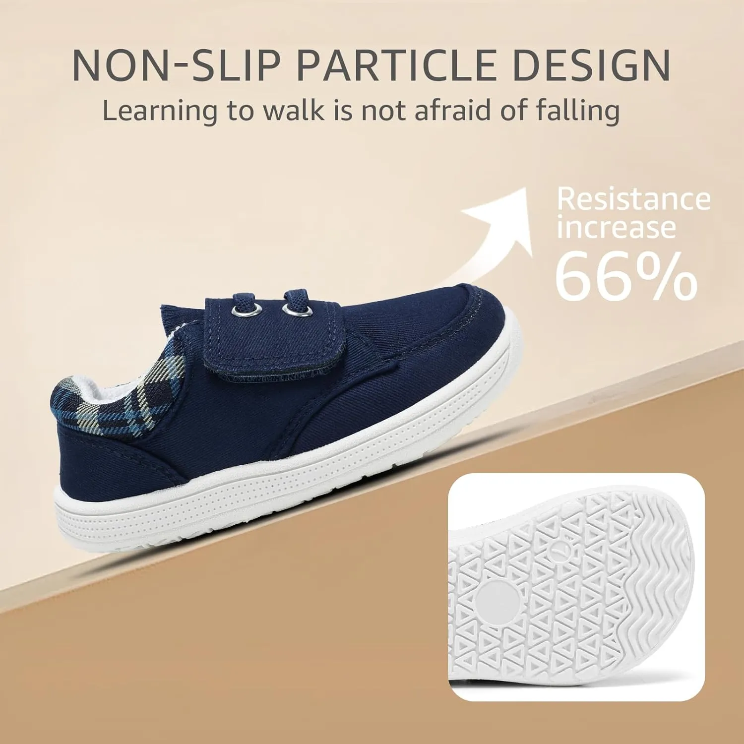 Toddler Barefoot Shoes Wide Toe Box Shoe Boys Girls Kids Walking Sneakers Non-Slip Lightweight Comfortable First Walking Tennis Outdoor Activities