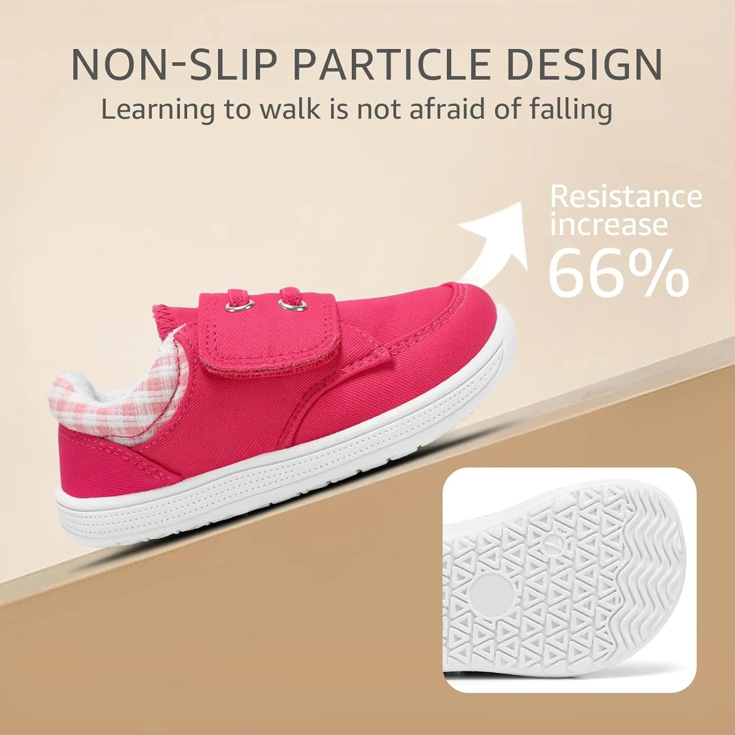 Toddler Barefoot Shoes Wide Toe Box Shoe Boys Girls Kids Walking Sneakers Non-Slip Lightweight Comfortable First Walking Tennis Outdoor Activities