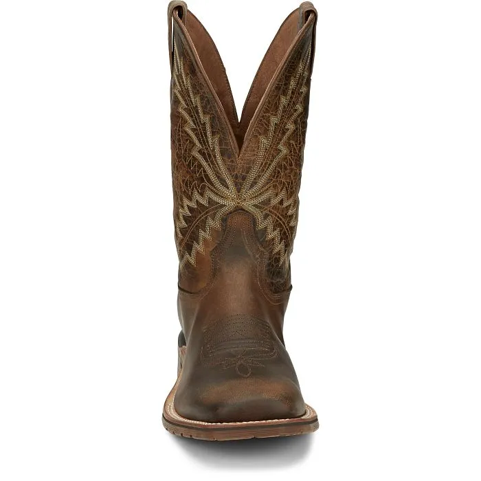 Tony Lama Men's Bowie 11" Western Boot - Oak