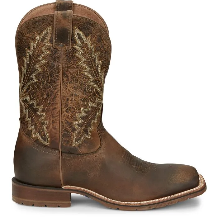 Tony Lama Men's Bowie 11" Western Boot - Oak