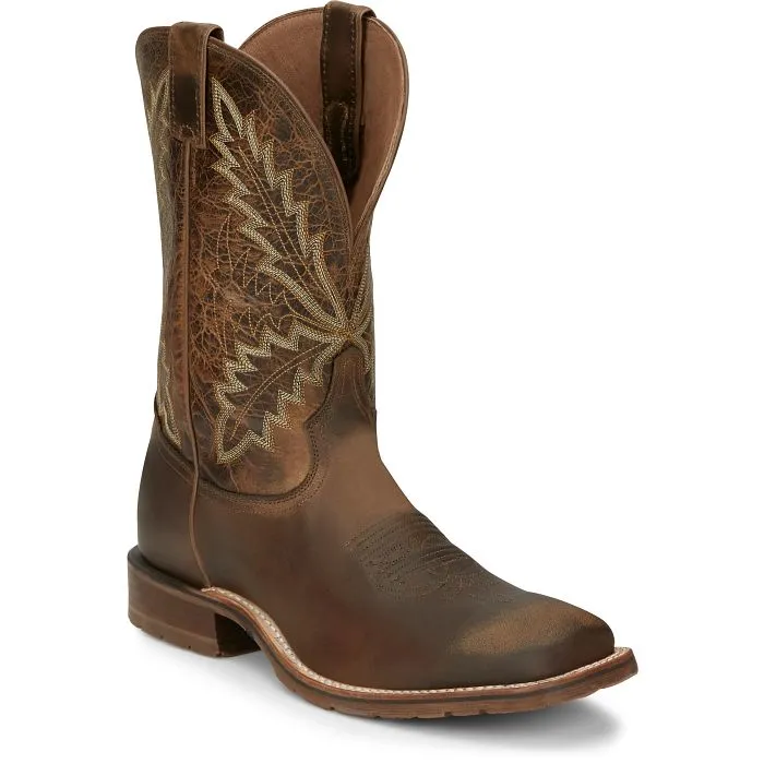 Tony Lama Men's Bowie 11" Western Boot - Oak