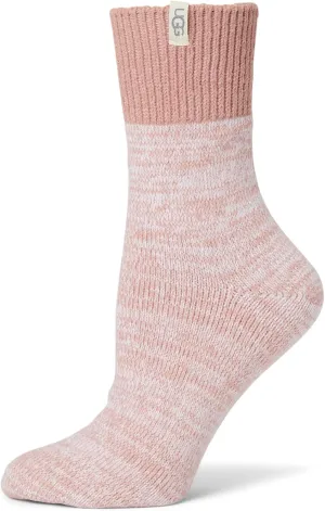 UGG Women's Rib Knit Slouchy Quarter Sock