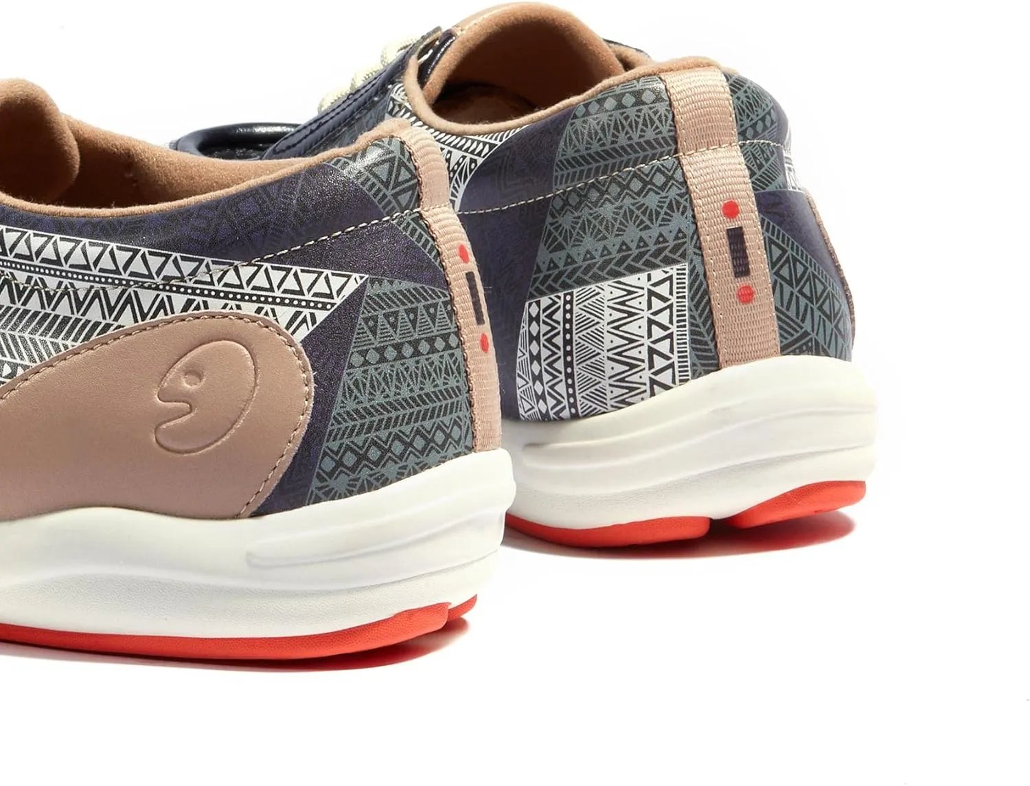 UIN Men's Fashion Platform Sneaker Slip On Walking Casual Comfortable Art Painted Travel Shoes Andalusia