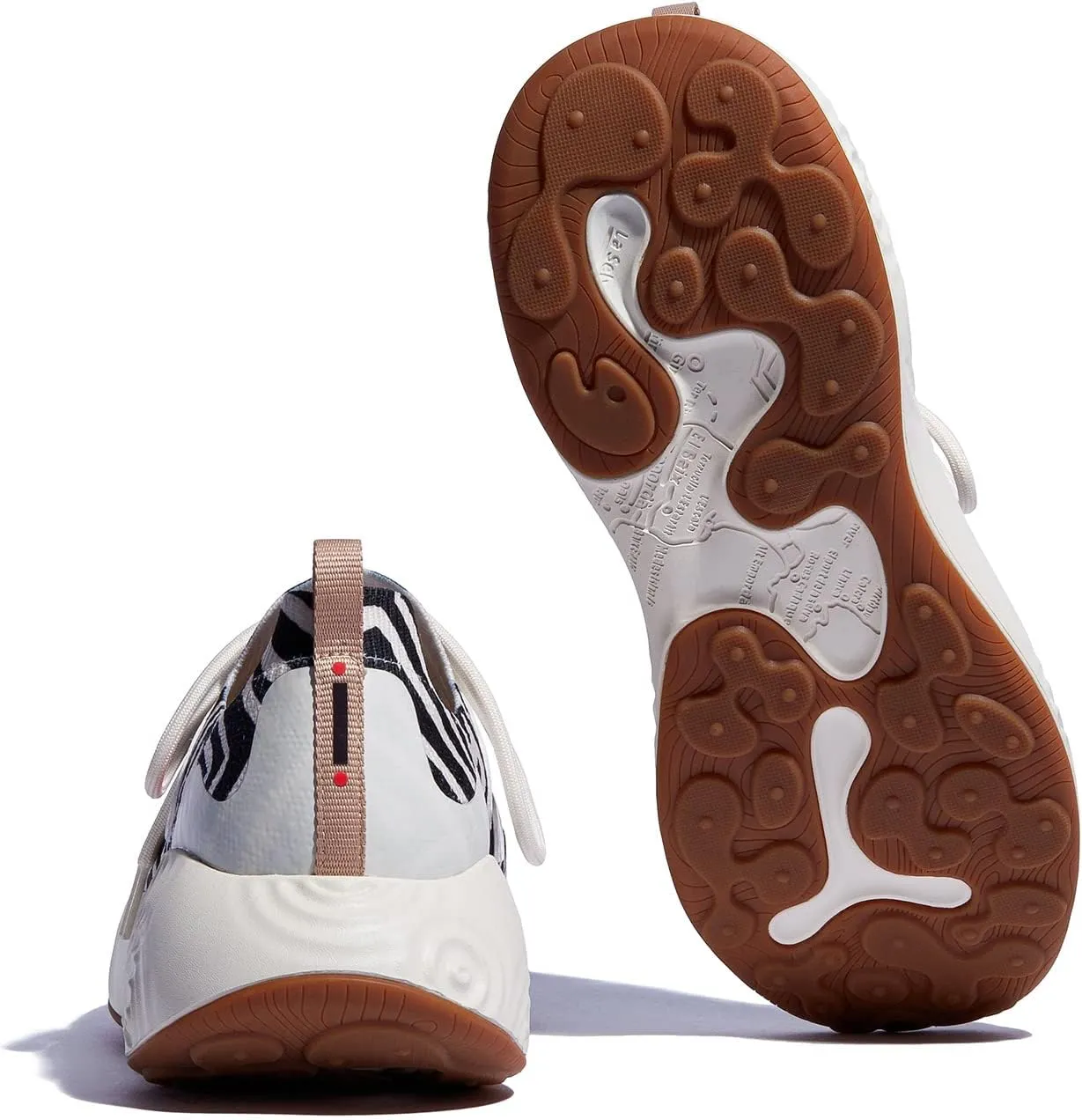 UIN Men's Platform Walking Shoes Casual Comfortable Art Painted Travel Fashion Sneaker Brava