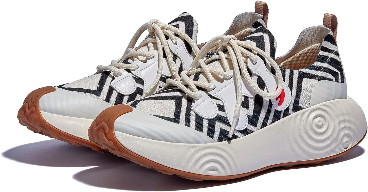 UIN Men's Platform Walking Shoes Casual Comfortable Art Painted Travel Fashion Sneaker Brava