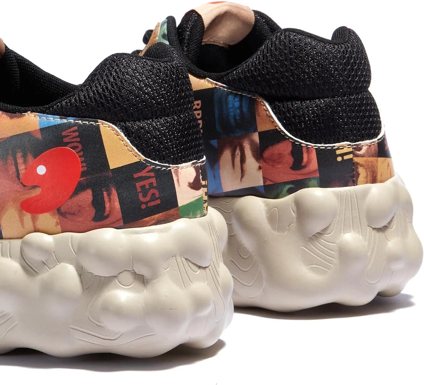 UIN Men's Walking Travel Shoes Slip On Casual Lightweight Wide Toe Chunky Fashion Sneaker FiguerasⅠ