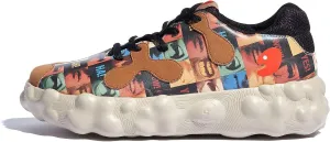 UIN Men's Walking Travel Shoes Slip On Casual Lightweight Wide Toe Chunky Fashion Sneaker FiguerasⅠ
