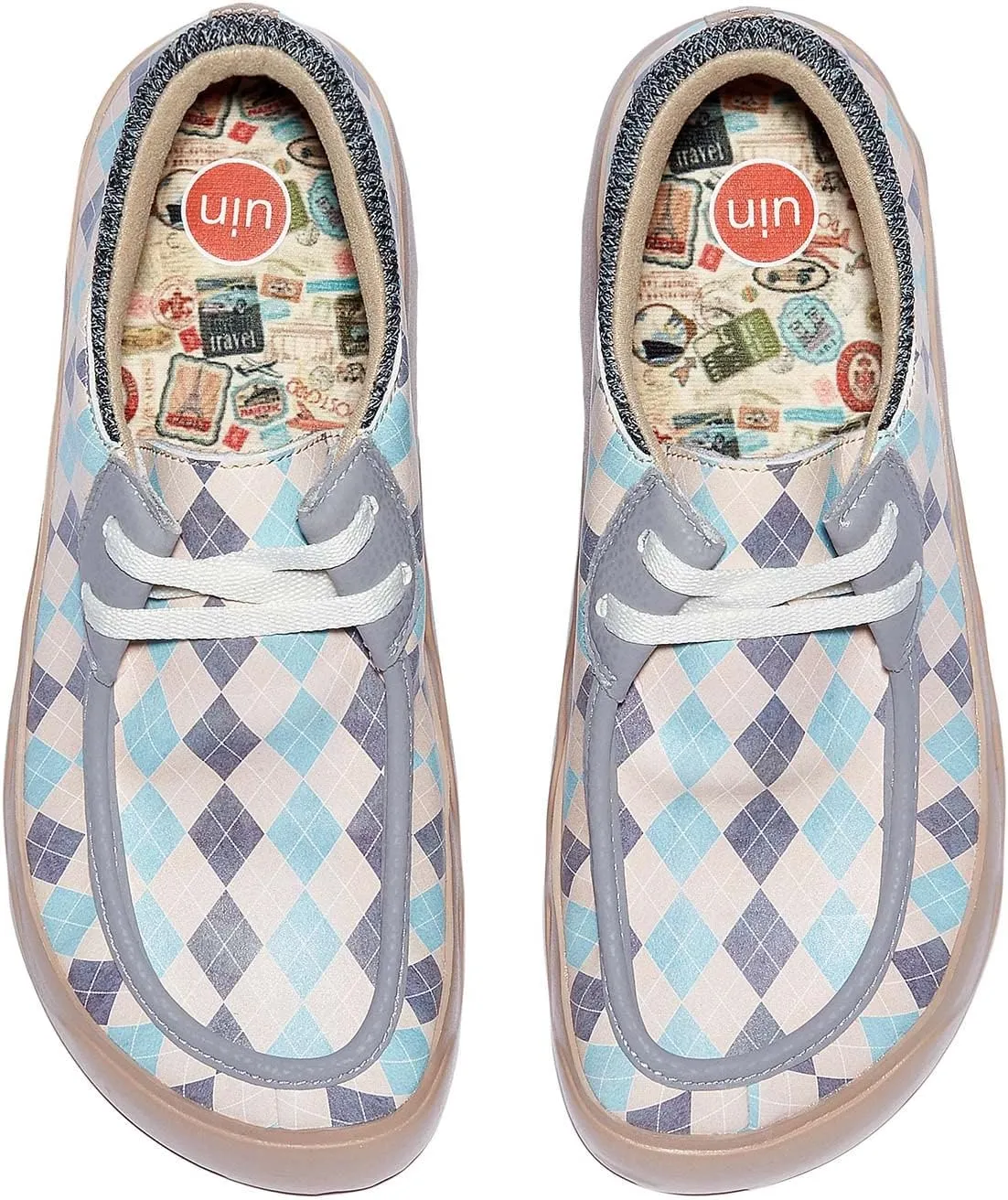 UIN Women's Art Painted Travel Shoes Slip On Casual Loafers Lightweight Comfort Fashion Sneaker Fuerteventura