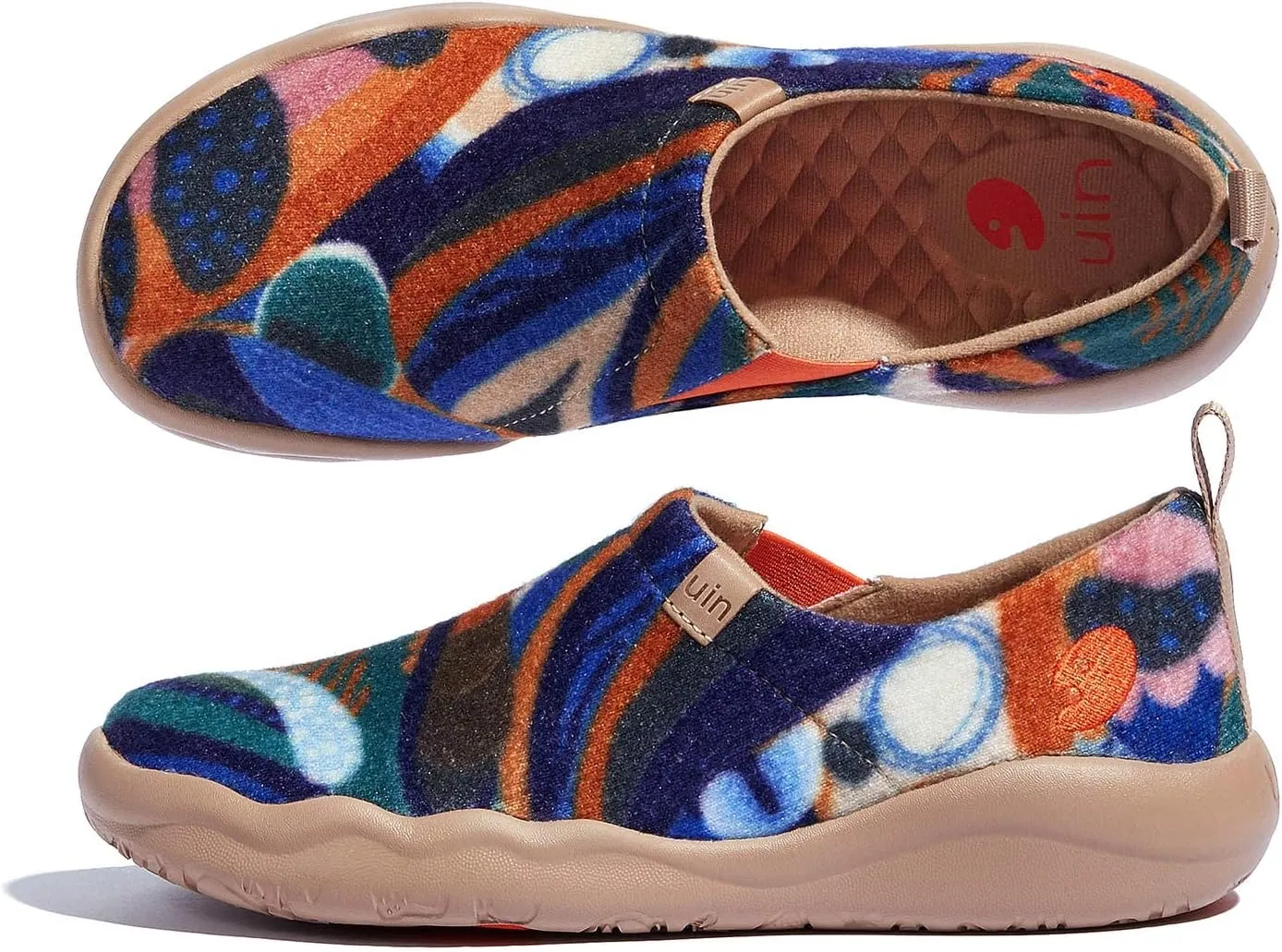 UIN Women's Walking Shoes Slip On Casual Loafers Lightweight Comfort Fashion Sneaker Toledo II