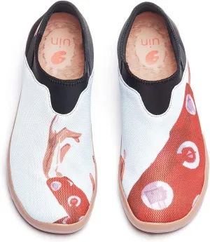 UIN Women's Walking Shoes Slip On Casual Slippers Lightweight Art Painted Comfort Mesh Fashion Sneaker Verona