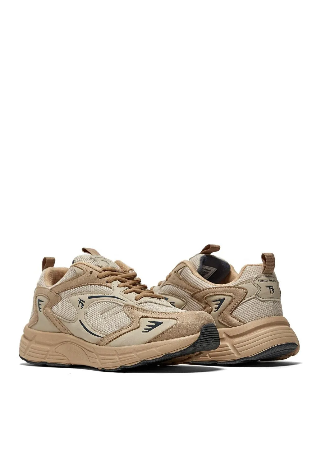 Unisex Beige Faylon Sole Comfortable Mold Shoes