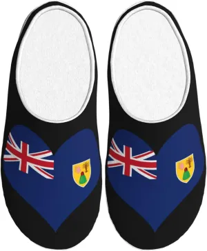 Unisex Slippers Winter Warm Non-Slip Fluffy Slippers Slip-On Plush Slippers House Slippers For Women Men Shoes Gifts