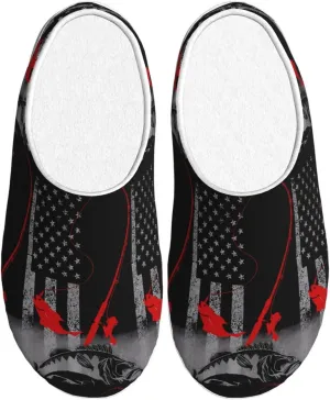 Unisex Slippers Winter Warm Non-Slip Fluffy Slippers Slip-On Plush Slippers House Slippers For Women Men Shoes Gifts