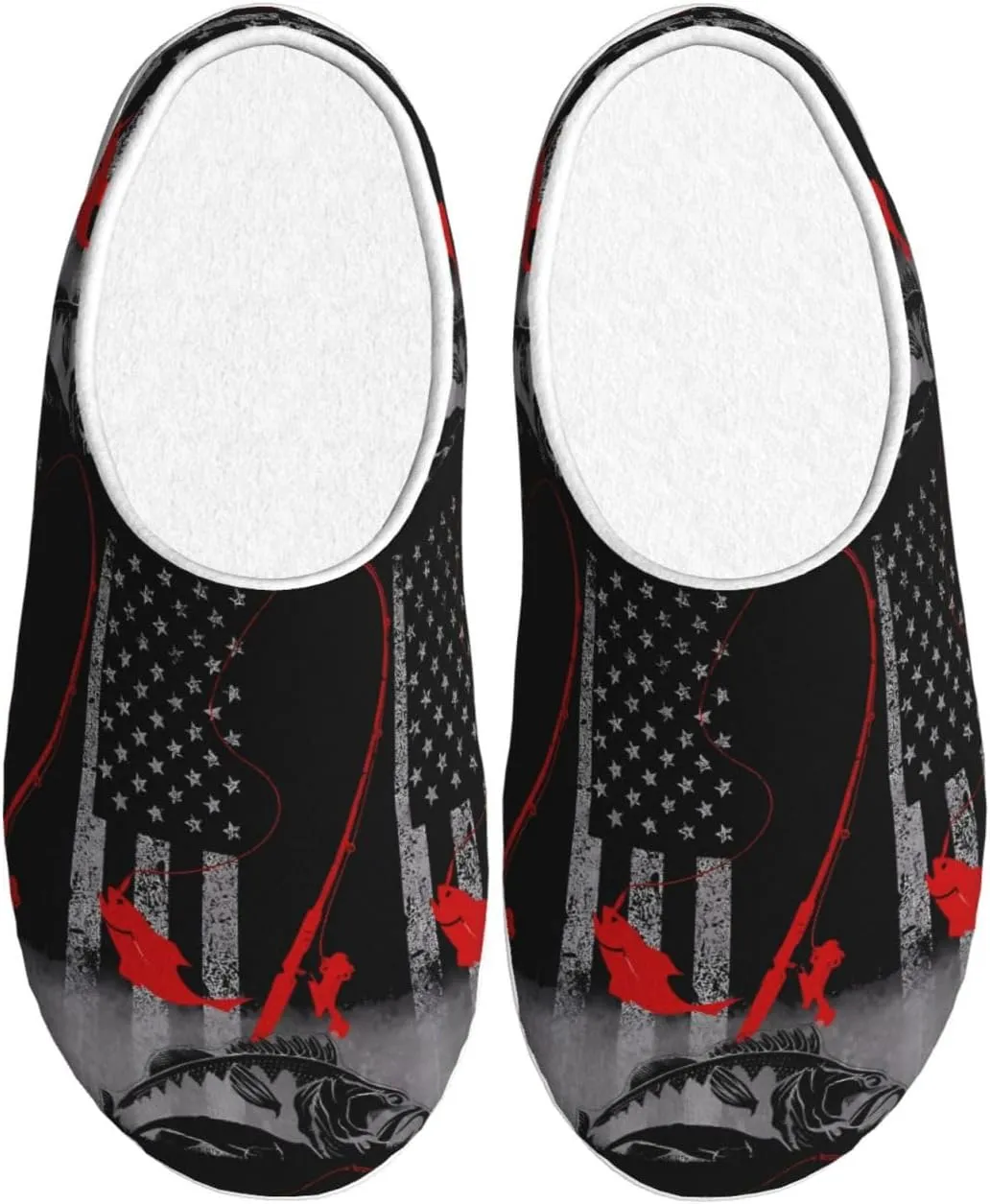 Unisex Slippers Winter Warm Non-Slip Fluffy Slippers Slip-On Plush Slippers House Slippers For Women Men Shoes Gifts