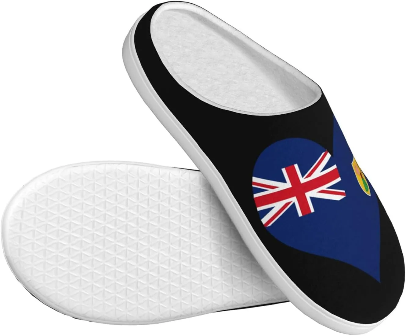 Unisex Slippers Winter Warm Non-Slip Fluffy Slippers Slip-On Plush Slippers House Slippers For Women Men Shoes Gifts