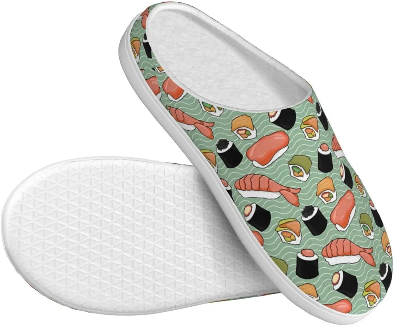 Unisex Warm Slippers Non-Slip Winter Fluffy Slippers Slip-On Plush Slippers Bedroom Slippers House Shoes For Men Women