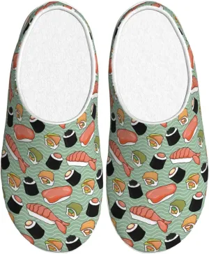 Unisex Warm Slippers Non-Slip Winter Fluffy Slippers Slip-On Plush Slippers Bedroom Slippers House Shoes For Men Women