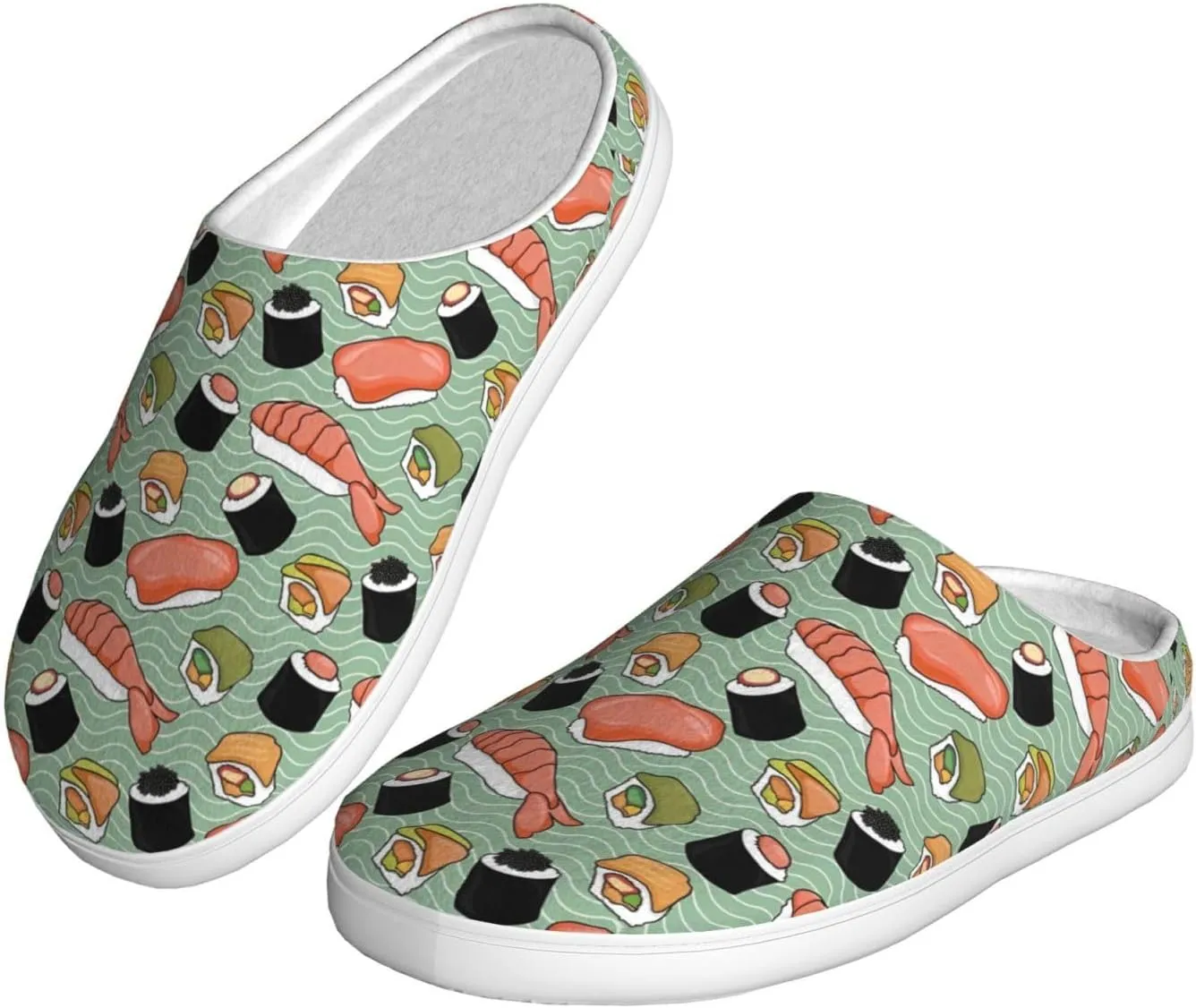 Unisex Warm Slippers Non-Slip Winter Fluffy Slippers Slip-On Plush Slippers Bedroom Slippers House Shoes For Men Women