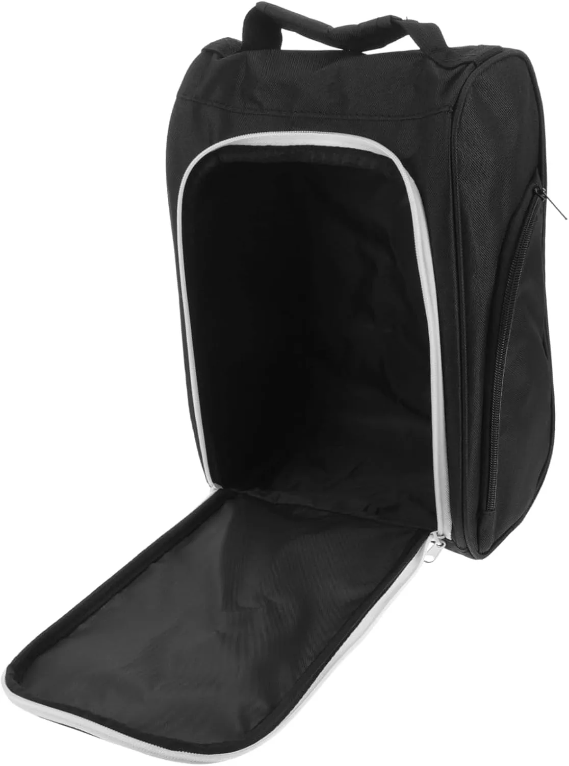 VANZACK Golf Shoe Bag Bags Golf Shoes Accessories Kicks Case Sneaker Bag Compartment Para Shoe Racks Organizer Portable Travel Duffle Bag Closet Foldable Shoes Washing Bag Mini Black Cloth