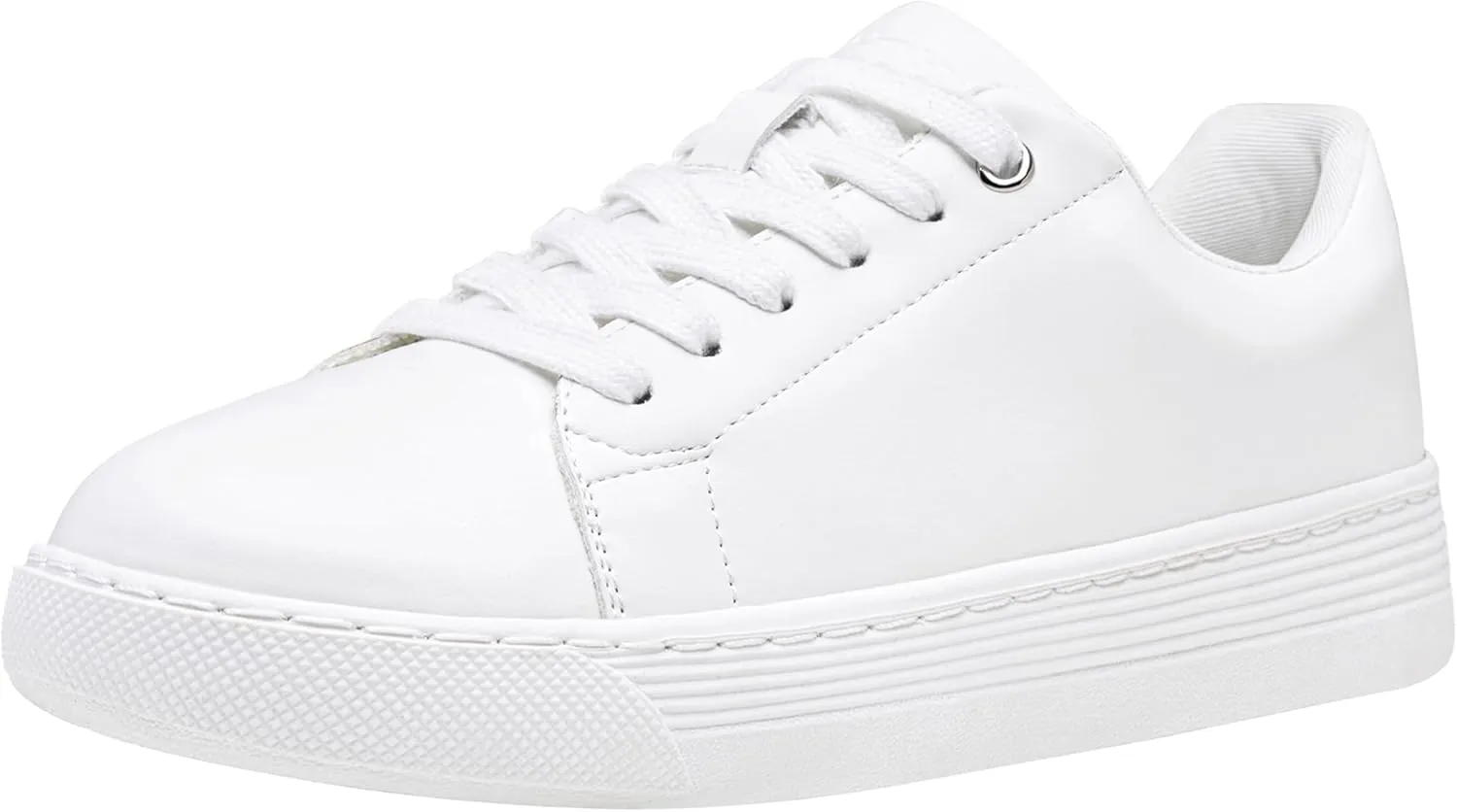 Vepose White Casual Walking Sneakers for Women Fashion Comfortable Slip On Low Top 8013 Shoes