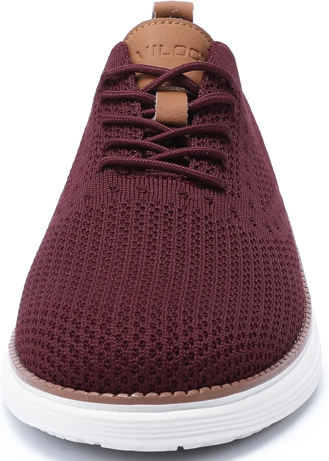 VILOCY Men's Casual Dress Sneakers Oxfords Business Mesh Breathable Walking Shoes Tennis Comfortable