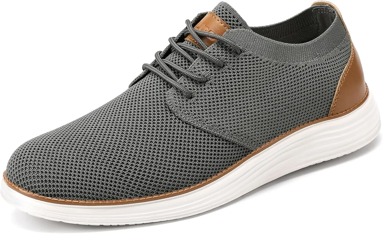 VILOCY Men's Fashion Dress Sneakers Casual Walking Shoes Business Oxfords Comfortable Breathable Lightweight Tennis