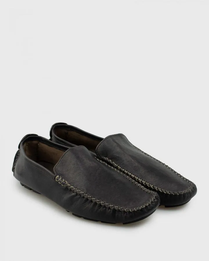 VINCENT & FRANKS S18VF200 BLACK DRIVING SHOE