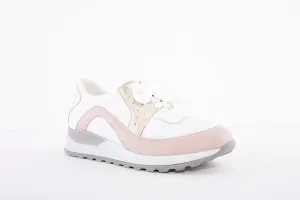 WALDLAUFER - 364037 HIROKO LACED FASHION SHOE - WHITE MULTI