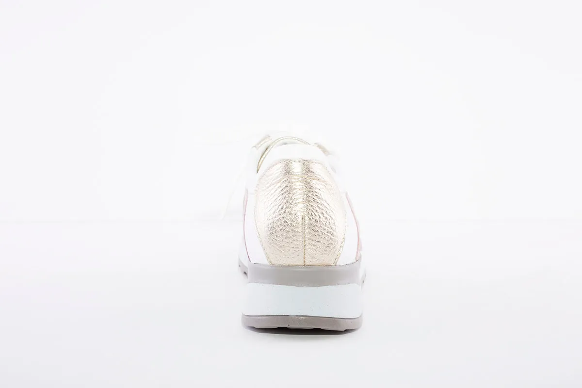 WALDLAUFER - 364037 HIROKO LACED FASHION SHOE - WHITE MULTI
