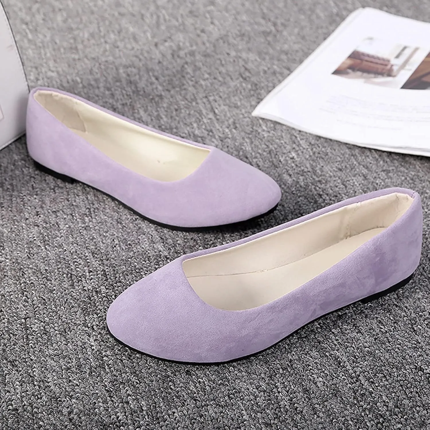 Walking Shoes Women Comfort Women Loafers Shoes Casual Slip on Non Slip Low Top CasualClosed Back Lightweight Breathable Christmas Tennis Shoes for Women Non Slip Shoes