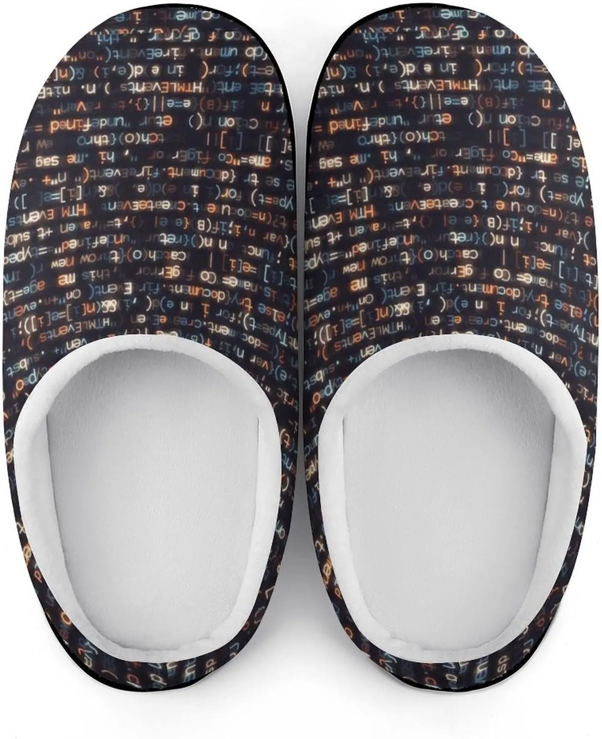 Women House Slippers Ladies Halloween Cotton Slippers Closed Toe Soft Clog Slippers Non-Slip Warm Indoor Outdoor Shoes
