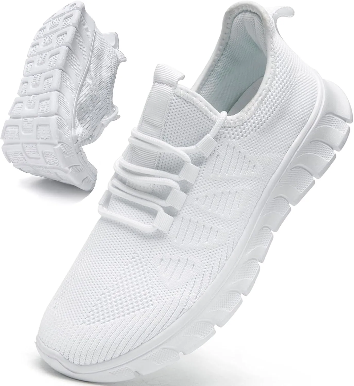 Women Shoes Running Walking Tennis Slip on Lightweight Sneakers Ladies Comfortable Non Slip Workout Summer Shoes